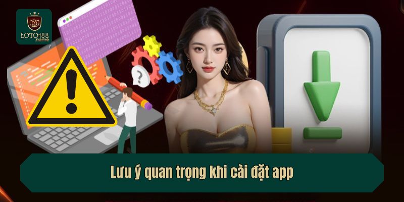 Lưu ý quan trọng khi cài đặt app